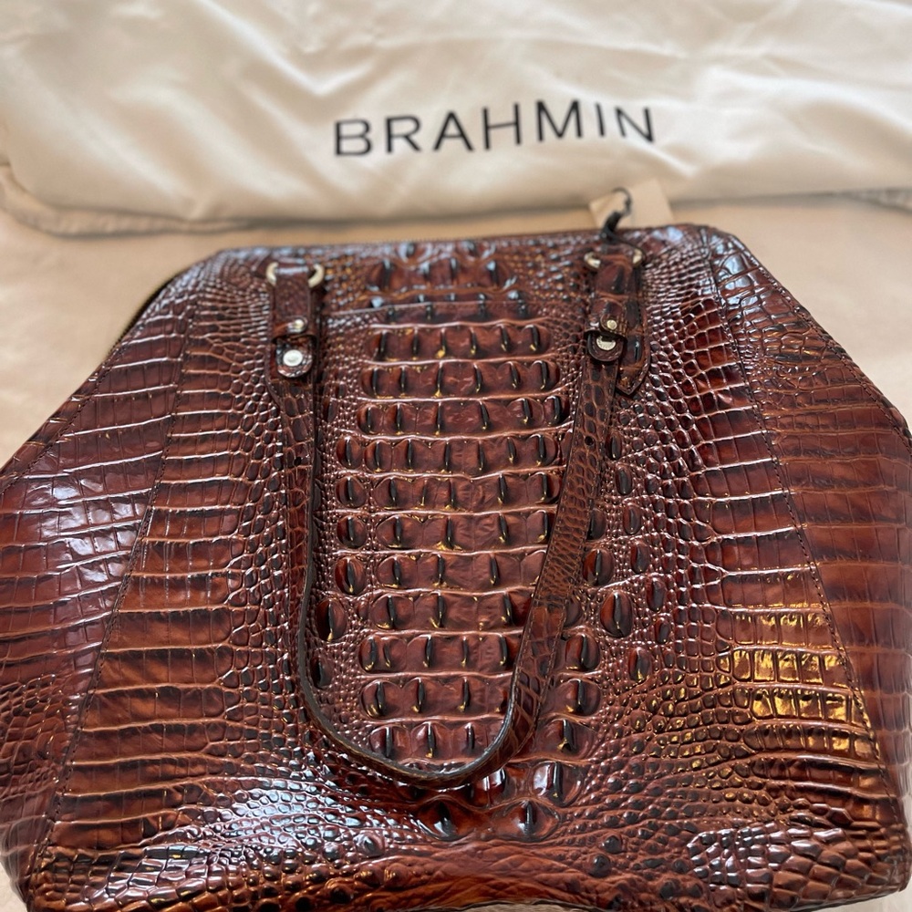 Brahmin - Pecan All leather bag